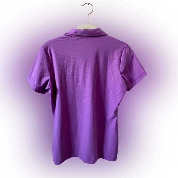 Nike Pro Golf Tour Performance Dri-Fit Short Sleeve Dotted Polo Size S - Picture 3 of 7